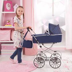 Reig Poussette pour poupées Classic Deluxe 70 x 42 x 89 cm Bleu