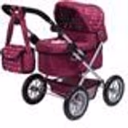Landau pour poupée BAYER Trendy - Rose - Pour enfant - Garantie 2 ans - Marque BAYER DESIGN