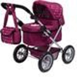 Landau pour poupée BAYER Trendy - Rose - Pour enfant - Garantie 2 ans - Marque BAYER DESIGN