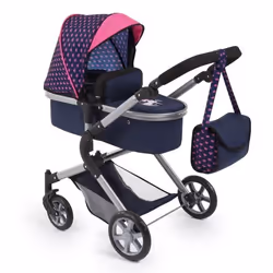Reig Poussette pour poupées Combi Neo Pro Blue marine 63 cm