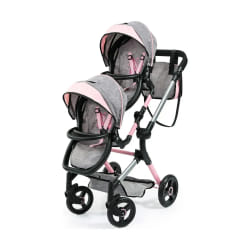 REIG Poussette Gris Twin