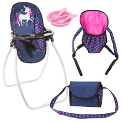 Reig Accessoires pour poupées Rose Blue marine 9 en 1