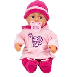 Bébé Premiers Mots 38 cm Fuchsia
