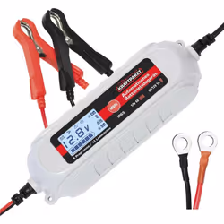 enquête Testeur de batterie Fonction mémoire Réactivation de batteries profondément déchargées Charge lente pour une durée de ...