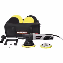 enquête Moteur 900 W Course de polissage 9 mm Câble de 5 m de long 2 supports 4 patins description La technique Dual action a ...