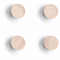Aimants en bois - ensemble pratique de 4 avec un diamètre de 2,2 cm Ensemble pratique de 4: Ces aimants en bois sont idéaux p ...