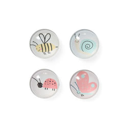 Zeller Present 11245 aimant pour réfrigérateur Verre, Plastique Multicolore 4 pièce(s)