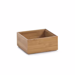 Zeller Present 13330, Compartiment de rangement, Bambou, Carré, Bambou, Monochromatique, Intérieure