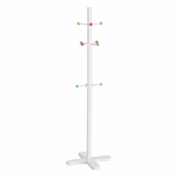 Zeller Present 13451, Colonne, Panneau de fibres de densité moyenne (MDF), 10 crochet(s), Blanc, Enfants, 380 mm