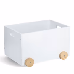 Zeller Present 13508, Boîte de rangement de jouets, Blanc, Bois, Autonome, Garçon/Fille, Monochromatique, Rectangulaire
