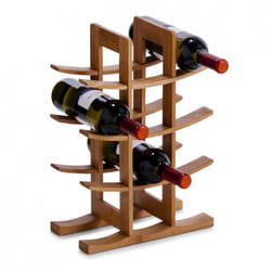 Zeller Present 13580 porte-bouteilles Casier à bouteilles de table 9 bouteille(s) Bambou Bois