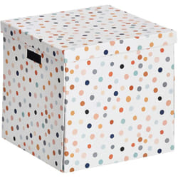 Boîte de rangement Dots 33,5x33x32cm