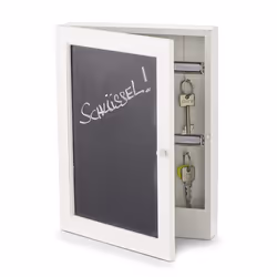 Zeller Present 15124, Panneaux MDF, Noir, Blanc, 220 x 50 x 300 mm