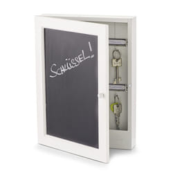 Zeller Present 15124 armoire et support à clé Panneaux MDF Noir, Blanc