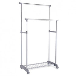 Zeller Present 17151 porte-manteaux Colonne Gris