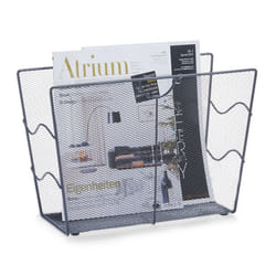Zeller Present 17742 porte-magazines Métal Noir