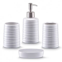 Zeller Present 18266 ensemble d'accessoires de baignoire 4 pièce(s) Vitrocéramique