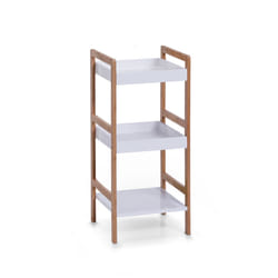 Zeller Present 18630 étagère fonctionnelle Bois Bois naturel, Blanc