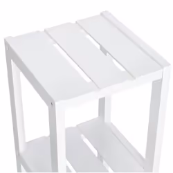 Zeller Present 18874 étagère fonctionnelle Panneau de fibres à densité moyenne Blanc