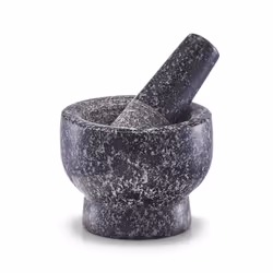Zeller Present 24504, Anthracite, Granit, Mortier et pilon, 9 cm, 65 mm