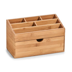 Zeller Present 25386 module de classement de bureau Bambou Bois