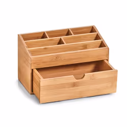 Zeller Present 25386 module de classement de bureau Bambou Bois