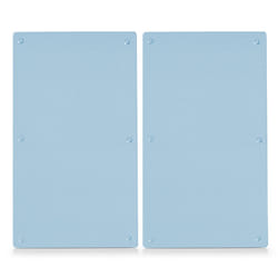 Zeller Present 26205 planche à découper pour cuisine Rectangulaire Verre, Silicone Translucide