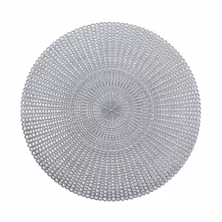 Zeller Present Cut out, Rond, Argent, Monochromatique, Polyvinyl chloride (PVC), 410 mm, 410 mm