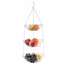 Zeller Present 27325 panier à service Rond Métal Acier inoxydable