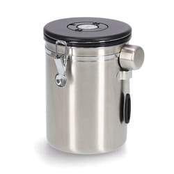 Zeller Present 27368 boîte de rangement pour cuisine Boîte à café 2,7 L Plastique, Acier inoxydable