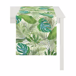 Alfred Apelt 9586 48x140 FB. 40, Rectangulaire, Vert, Coton, Chemin de table, 30 °C, 48 x 140 cm
