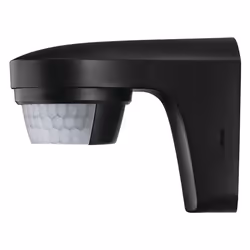 Theben theLuxa S150 BK, Capteur infrarouge passif (PIR), Avec fil, Mur, Extérieure, Noir, IP55