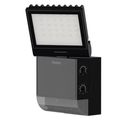 Theben - 1020801 theLeda S8-100 bk Projecteur led i Détecteur de mouvement intégré i Noir i Montage mural i Couleur de lumière 4000 k i Angle de