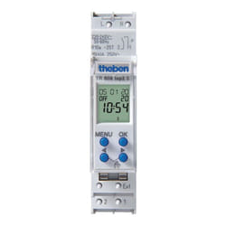 Theben - Horloge hebdomadaire digitale 1 module 24h 7j 1 c uni 84 pas de programmes (6090101)
