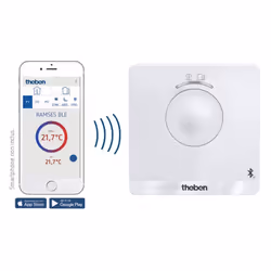 Thermostat d'ambiance 24H/7J. Alimentation 230V. Réglage par appli depuis smartphone ou tablette. Compatible IOS et ANDROID