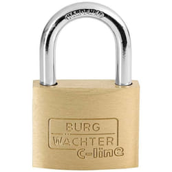 Burg Wächter 3051 Cadenas 35.00 mm fermeture différente laiton avec serrure à clé