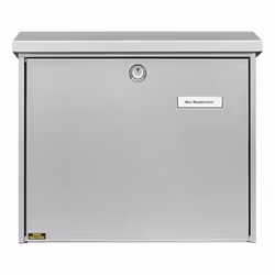 BURG-WÄCHTER Comfort 913 Si, Boîte aux lettres sur pied , Acier, Argent, horizontale, Clé, 1 pièce(s)