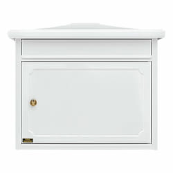 BURG-WÄCHTER Kopenhagen 882 W boîte aux lettres Blanc Boîte aux lettres encastrable Acier