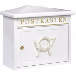 enquête Avec fente d’insertion rabattable Boîte aux lettres décorative spacieuse Avec cor postal moulé description La boîte a ...