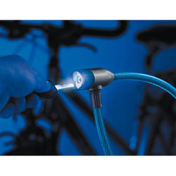 BURG-WÄCHTER 340 65 L Antivol pour bicyclettes Noir, Bleu 650 mm