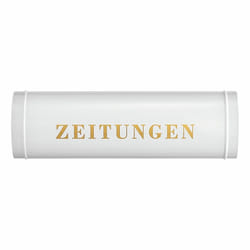 BURG-WÄCHTER 800 W boîte aux lettres Blanc Boîte aux lettres encastrable Plastique, Acier