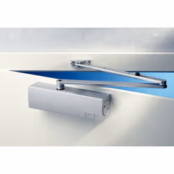 BURG-WÄCHTER TS 2000 V S, Porte extérieure, Porte à simple vantail, 95 cm, Argent, DIN EN 1154, Mécanique