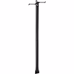 Support de boîte aux lettres - BURG-WÄCHTER - US-Mailbox 893 S - Hauteur 1500 mm - Ø 30 mm - Noir