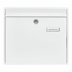 BURG-WÄCHTER Potsdam 877 W boîte aux lettres Blanc Boîte aux lettres encastrable Acier