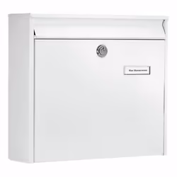 BURG-WÄCHTER Potsdam 877 W boîte aux lettres Blanc Boîte aux lettres encastrable Acier