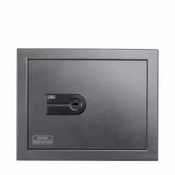 BURG-WÄCHTER WT 614 K, Coffre-fort mural, Fer brossé, Clé, 26 L, Acier inoxydable, Mur