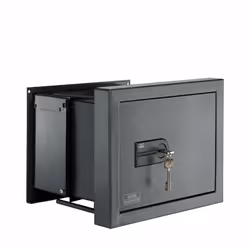 BURG-WÄCHTER WT 614 K coffre-fort Coffre-fort mural 26 L Acier inoxydable Fer brossé