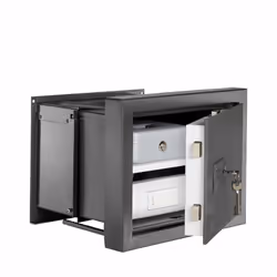 BURG-WÄCHTER WT 614 K coffre-fort Coffre-fort mural 26 L Acier inoxydable Fer brossé