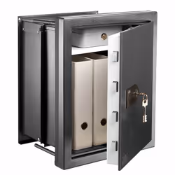 BURG-WÄCHTER WT 616 K coffre-fort Coffre-fort mural 45,7 L Acier inoxydable Fer brossé