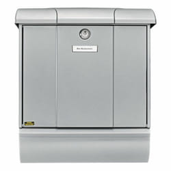 BURG-WÄCHTER Olymp-Set 91600 SI boîte aux lettres Argent Boîte aux lettres encastrable Plastique, Acier